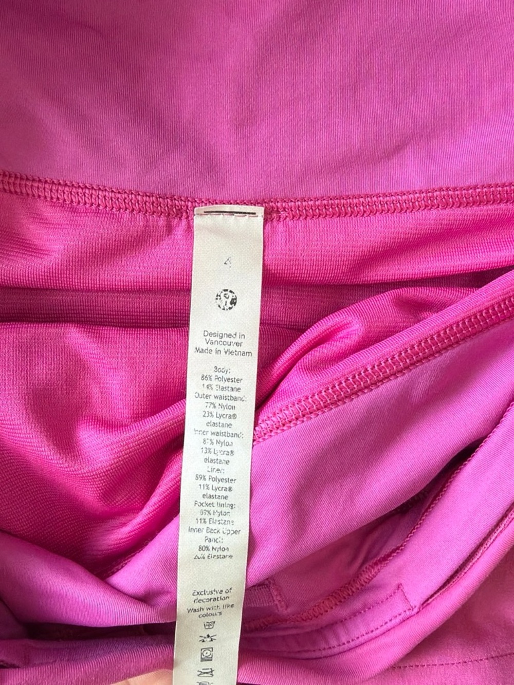 lululemon Sonic Pink High-Rise Speed Up 2.5in Shorts - Picture 2 of 2